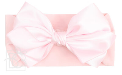 Wide Pantyhose Headband w/ 5" Satin European Hair Bow | Beyond Creation